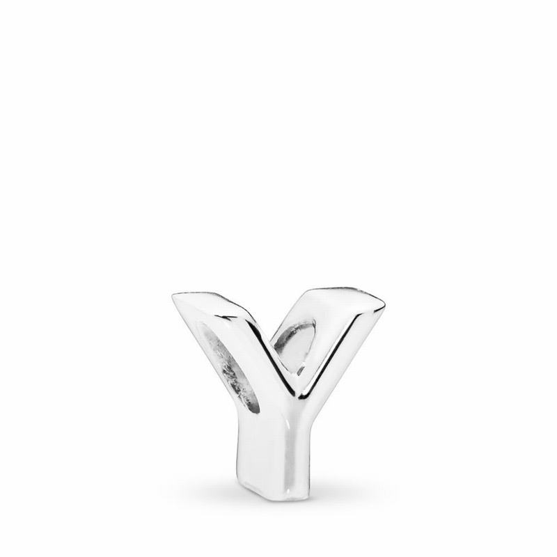 Pandora Letter Y Charm Clearance NZ, Sterling Silver (584392-WVN)